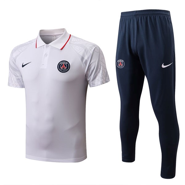 Polo PSG Komplett-Set 2022-23 Weiß